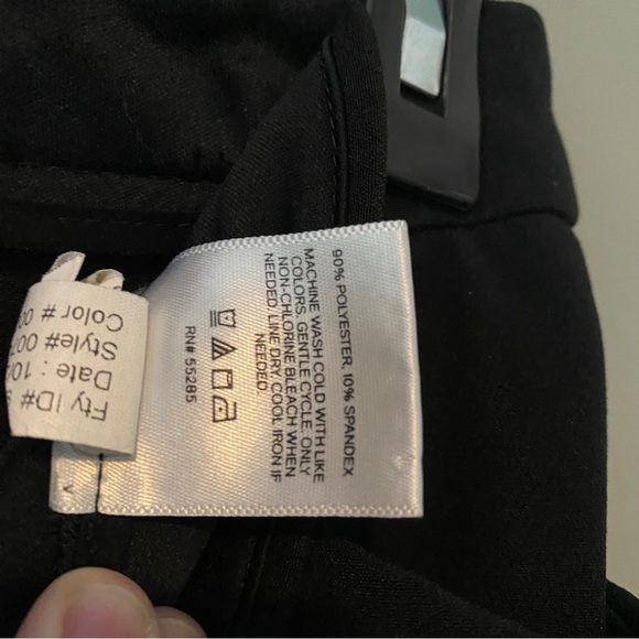 Express Black Skinny Leg Work Pants, Size 2S - Picture 8 of 8